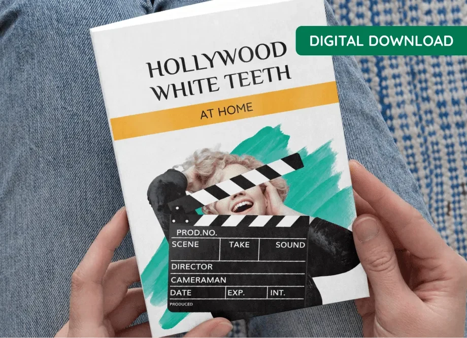 Hollywood White Teeth at Home digital bonus cover